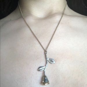 Jewelry - Gold Rose Necklace Jewelry - Gold Rose Necklace